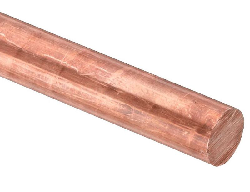 Copper Round Bar (1/4, x 12 inches)